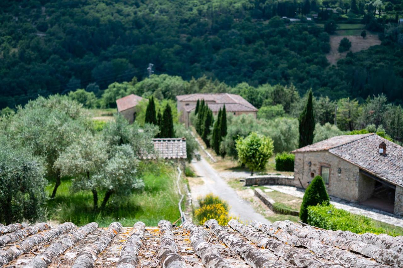 基安蒂盖奥勒 Castello Di Meleto旅馆 外观 照片