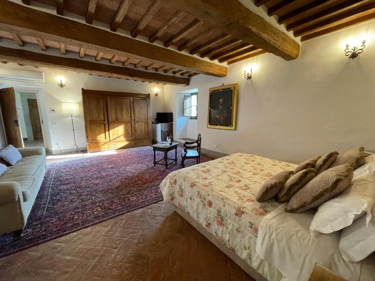 基安蒂盖奥勒 Castello Di Meleto旅馆 外观 照片